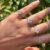 Anillos ajustables de corazón
